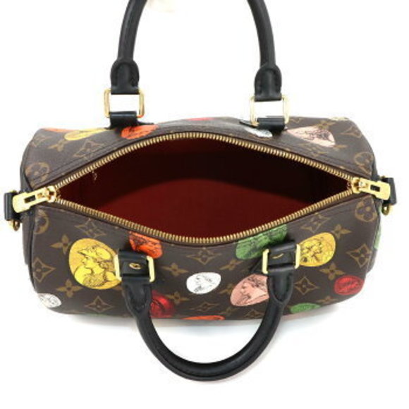Louis Vuitton Fornasetti Cameo Speedy Bandouliere Shoulder Bag - Picture 5 of 8